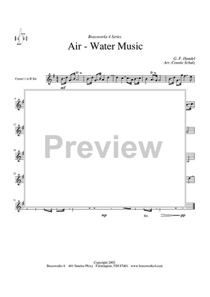 Air - Water Music - Cornet 1/Trumpet 1