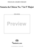 Sonata da Chiesa No. 7 in F Major, K241a (K224) - Full Score