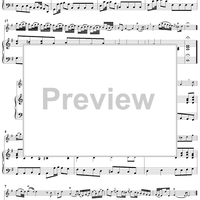 Flute Sonata in G Major, Op. 2, No. 4 - Piano Score