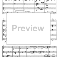 Suite per cinque - Score