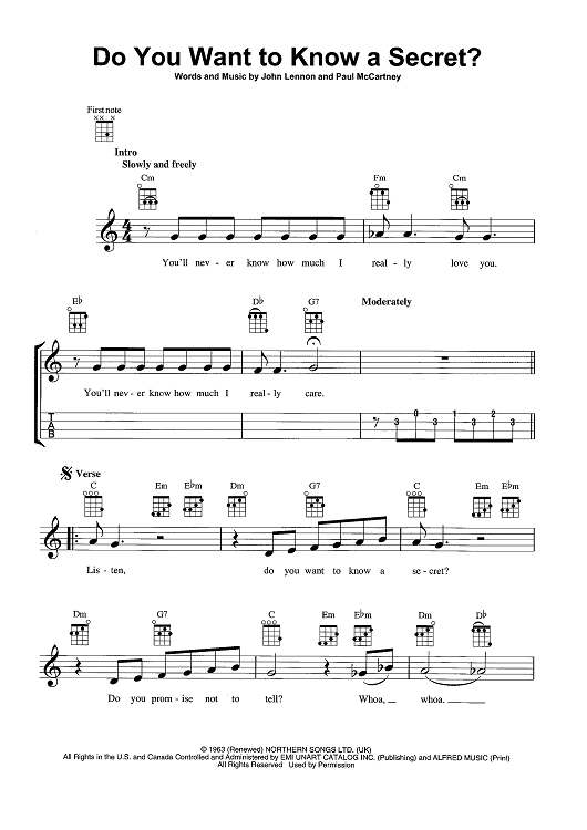 Do You Want to Know a Secret?