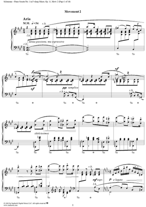 Sonata No. 1, Movement 2