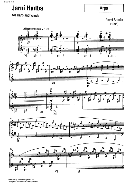 Jarní Hudba (Spring music) - Harp