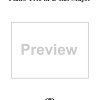 Piano Trio in B-flat major    - HobXV/20 - Violin