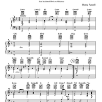 Rondeau - from Incidental Music to Abdelazer - Keyboard or Guitar