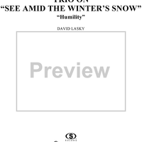 Trio on "See Amid the Winter's Snow"