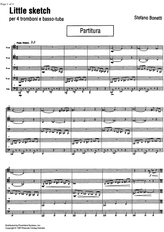 Little sketch - Score