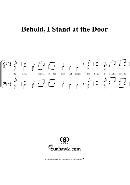 Behold, I Stand at the Door