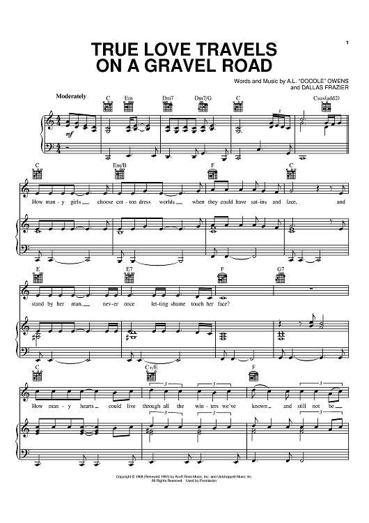 True Love Travels On A Gravel Road