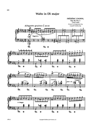 Waltz in Db major - Op. 64, No. 1