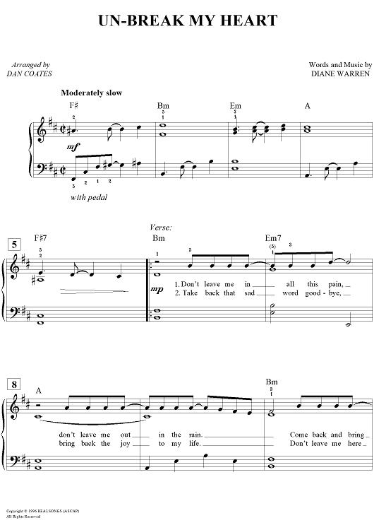 Un-Break My Heart