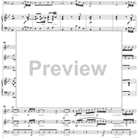 Trio Sonata in B-Flat Major, Wq161/1 - Piano Score