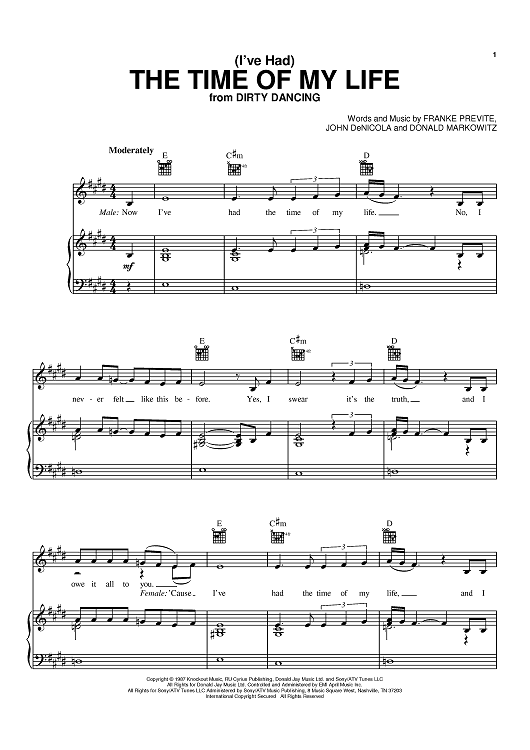 (I've Had) The Time Of My Life