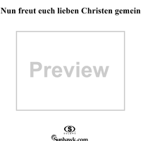 Nun freut euch lieben Christen gemein