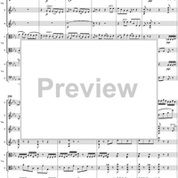 String Octet, Op. 20, Movement 1 - Score
