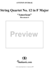 String Quartet No. 12 in F Major, Op. 96 - Movement 4