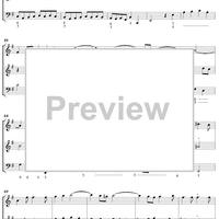 Suite in E Minor Op. 1, No. 6 - Score