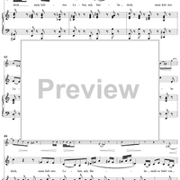 "Ach, bleibe doch, mein liebstes Leben", Aria, No. 4 from Cantata No. 11: "Lobet Gott in seinen Reichen" - Piano Score