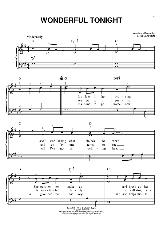 Wonderful Tonight