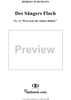 "Weh euch, ihr stolzen Hallen!", No. 13 from "Des Sängers Fluch", Op. 139