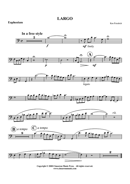 Largo - Euphonium BC/TC