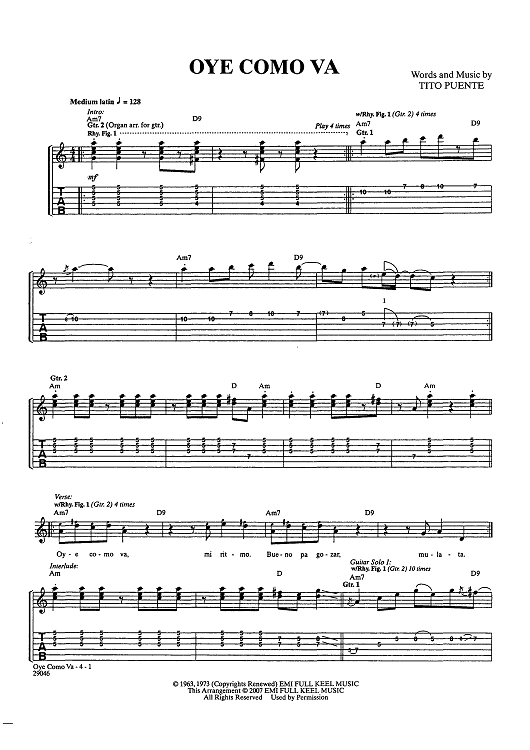 Oye Como Va