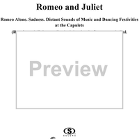 Romeo and Juliet, No. 2. Romeo Alone. Sadness. Distant Sounds of Music and Dancing Festivities at the Capulets