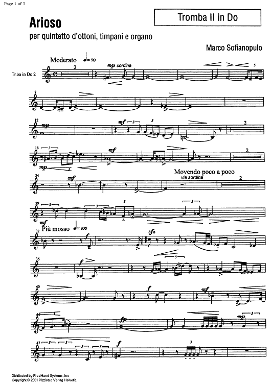Arioso - Trumpet in C 2