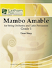 Mambo Amable -  for String Orchestra and Percussion - Violin 1