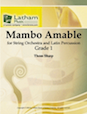 Mambo Amable -  for String Orchestra and Percussion - Violin 1