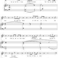 Solomon, "Sacred raptures cheer my breast"