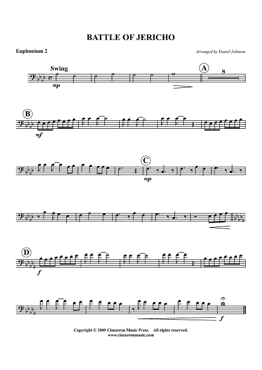 Battle Of Jericho - Euphonium 2