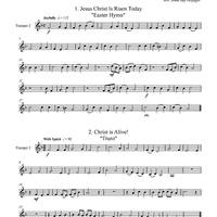 Four Easter Quartets - Trumpet 2