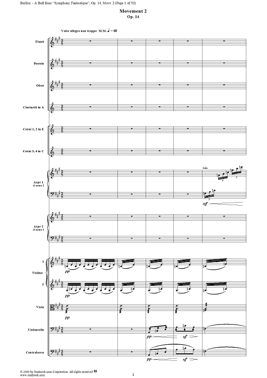 "Symphonie Fantastique" (Op. 14, H48), Movement 2 "A Ball"