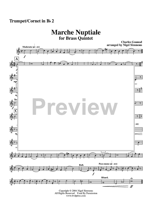 Marche Nuptiale - Trumpet 2