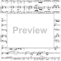 Trio Sonata in B-Flat Major, Wq161/1 - Piano Score