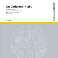 On Christmas Night - Score For Voice And/or Instruments