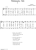 Multiplication Table