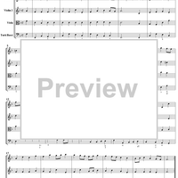 Bourrée - No. 8 from "Water Music Suite No. 1 in F" - HWV348 - Score