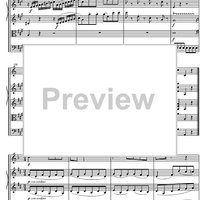 Quintet A Major KV581 - Score