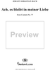 "Ach, es bleibt in meiner Liebe", Aria, No. 5 from Cantata No. 77: "Du sollst Gott, deinen Herren, lieben" - Piano Score