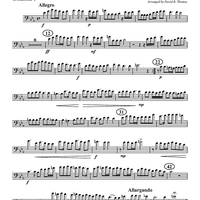 Sonata from "Die Bänkelsangerlieder" - Trombone 1