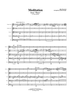 Meditation from "Thais" - Score