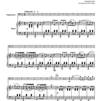 Libiamo "Drinking Song" from "La Traviata" - Piano Score