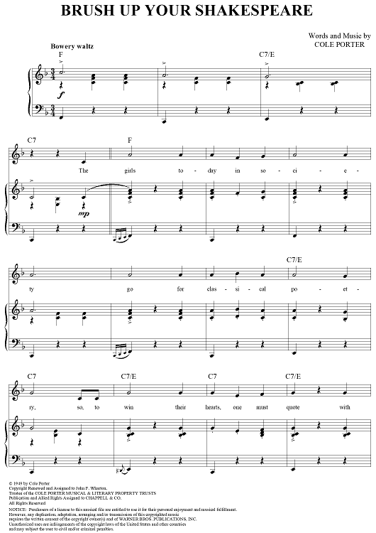 Brush up Your Shakespeare