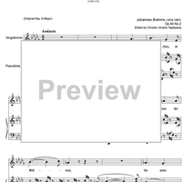 An ein Veilchen Op.49 No. 2