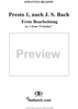 Presto 1, after J.S. Bach,  No. 3 from "5 Studies"