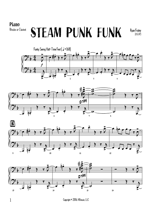 Steam Punk Funk - Piano
