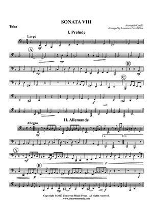 Sonata VIII - Tuba