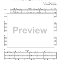 All Things Bright and Beautiful - Score